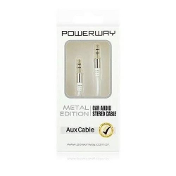 Powerway AX-01 Car Audio Aux Cable 3.5 mm كبل صوت